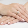 Pierścionek W0345 Diament 0,30ct żółte złoto