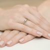 Pierścionek W0346B Diament 0,25ct żółte złoto
