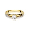Pierścionek W0355 Diament 0,30ct żółte złoto