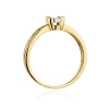 Pierścionek W0360 Diament 0,08ct żółte złoto