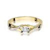 Pierścionek W0361 Diament 0,08ct żółte złoto