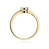 Pierścionek W0361 Diament 0,08ct żółte złoto