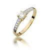 Pierścionek W0364 Diament 0,30ct żółte złoto