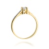 Pierścionek W0364 Diament 0,30ct żółte złoto