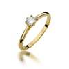 Pierścionek W0365 Diament 0,15ct żółte złoto