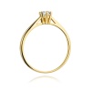 Pierścionek W0365 Diament 0,15ct żółte złoto