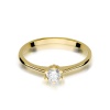 Pierścionek W0387 Diament 0,23ct żółte złoto