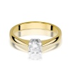 Pierścionek W0404 Diament 0,50ct żółte złoto