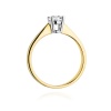 Pierścionek W0404 Diament 0,50ct żółte złoto