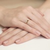 Pierścionek W0407 Diament 0,09ct żółte złoto