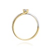 Pierścionek W0415 Diament 0,10ct żółte złoto