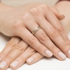 Pierścionek W0415 Diament 0,10ct żółte złoto