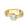 Pierścionek W0423 Diament 0,50ct żółte złoto