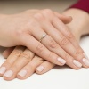 Pierścionek W0427 z diamentami żółte złoto