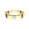 Pierścionek W0432 Diament 0,12ct żółte złoto