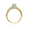 Pierścionek W0439 Diament 0,30ct żółte złoto