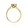 Pierścionek W0447 Diament 0,20ct żółte złoto