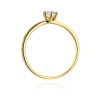 Pierścionek W0459B Diament 0,25ct żółte złoto