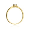 Pierścionek W0461 Diament 0,03ct żółte złoto