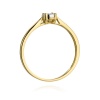 Pierścionek W0461 Diament 0,08ct żółte złoto