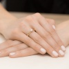 Pierścionek W0468 Diament 0,08ct żółte złoto