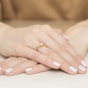 Pierścionek W0475 Diament 0,08ct żółte złoto