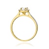 Pierścionek W0477 Diament 0,30ct żółte złoto