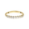 Pierścionek W0504 z diamentami żółte złoto