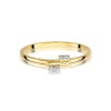 Pierścionek W0505 z diamentami żółte złoto