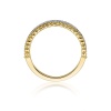 Pierścionek W0507 z diamentami żółte złoto