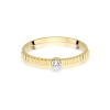 Pierścionek W0512 Diament 0,04ct żółte złoto