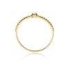 Pierścionek W0512 Diament 0,04ct żółte złoto