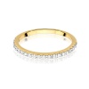 Pierścionek W0531 z diamentami żółte złoto