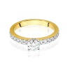 Pierścionek W0534 Diament 0,40ct żółte złoto