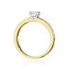 Pierścionek W0534 Diament 0,40ct żółte złoto