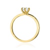 Pierścionek W0535 Diament 0,40ct żółte złoto