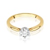 Pierścionek W0539 Diament 0,50ct żółte złoto
