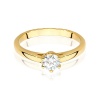 Pierścionek W0540 Diament 0,40ct żółte złoto