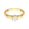 Pierścionek W0540 Diament 0,50ct żółte złoto