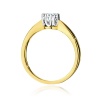 Pierścionek W0541 Diament 0,40ct żółte złoto