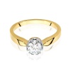 Pierścionek W0541 Diament 0,50ct żółte złoto