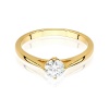 Pierścionek W0543 Diament 0,40ct żółte złoto