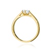 Pierścionek W0543 Diament 0,40ct żółte złoto