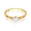 Pierścionek W0543 Diament 0,50ct żółte złoto