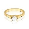 Pierścionek W0544 Diament 0,40ct żółte złoto