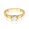 Pierścionek W0544 Diament 0,50ct żółte złoto