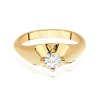 Pierścionek W0545 Diament 0,40ct żółte złoto