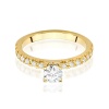 Pierścionek W0546 Diament 0,40ct żółte złoto