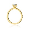Pierścionek W0546 Diament 0,40ct żółte złoto