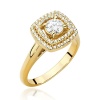 Pierścionek W0548 Diament 0,40ct żółte złoto